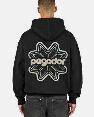PEGADOR OPOLE OVERSIZED HOODIE WASHED BLACK PGDR-6543-002 - PEGADOR