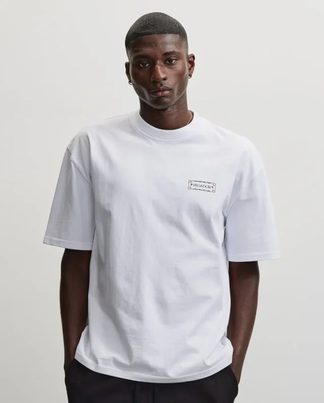 PEGADOR VIBORG OVERSIZED TEE WHITE PGDR-7104-004