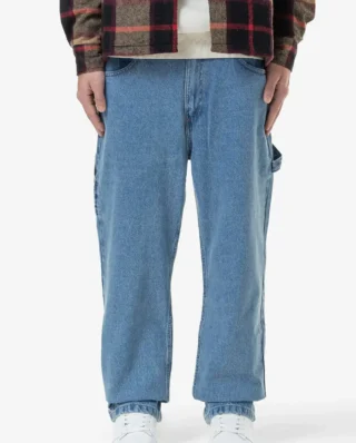 PEGADOR DRATO BAGGY WORKWEAR JEANS WASHED BLUE 4400-012-M-GR - PEGADOR