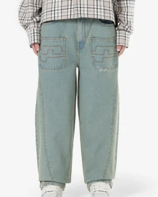 PEGADOR LEGACY WIDE JEANS WASHED VINTAGE BLUE 4902-230-M-GR - PEGADOR