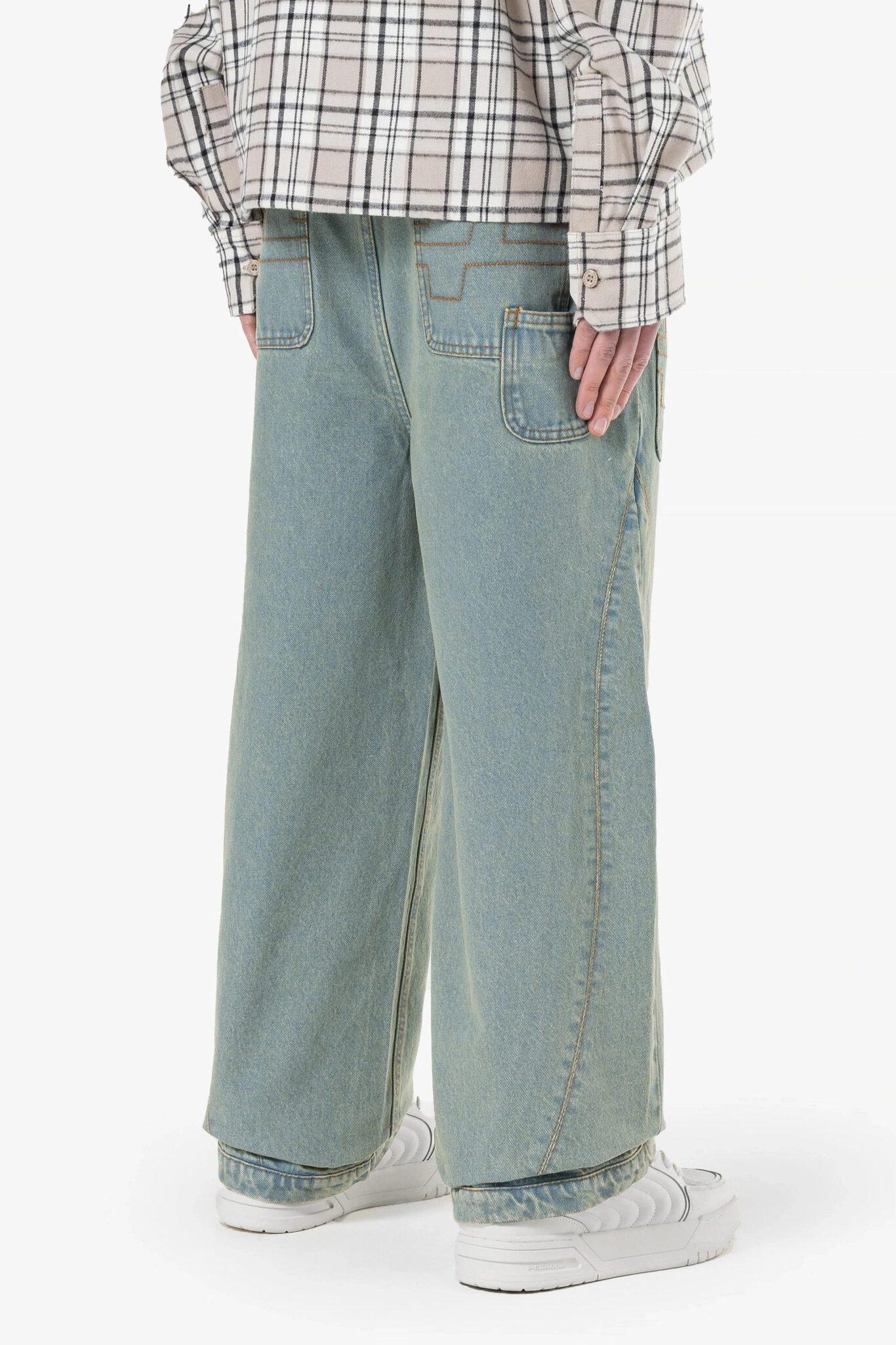 PEGADOR LEGACY WIDE JEANS WASHED VINTAGE BLUE 4902-230-M-GR - Image 3