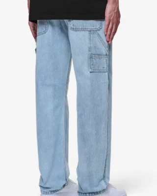 Pegador Daule baggy workwear jeans washed light Blue PG-3071-076-M-GR - PEGADOR