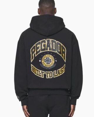 PEGADOR SMITH OVERSIZED HOODIE VINTAGE WASHED ONYX BLACK PG-2726-378-M - PEGADOR