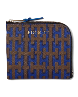 Huf Pillar Zip Wallet AC01032_BROWN 9 x 11cm