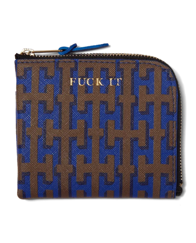Huf Pillar Zip Wallet AC01032_BROWN 9 x 11cm