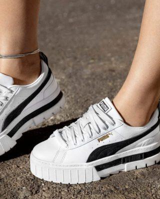 PUMA MAYZE WOMAN SNEAKERS WHITE-BLACK 391983 01 - PUMA