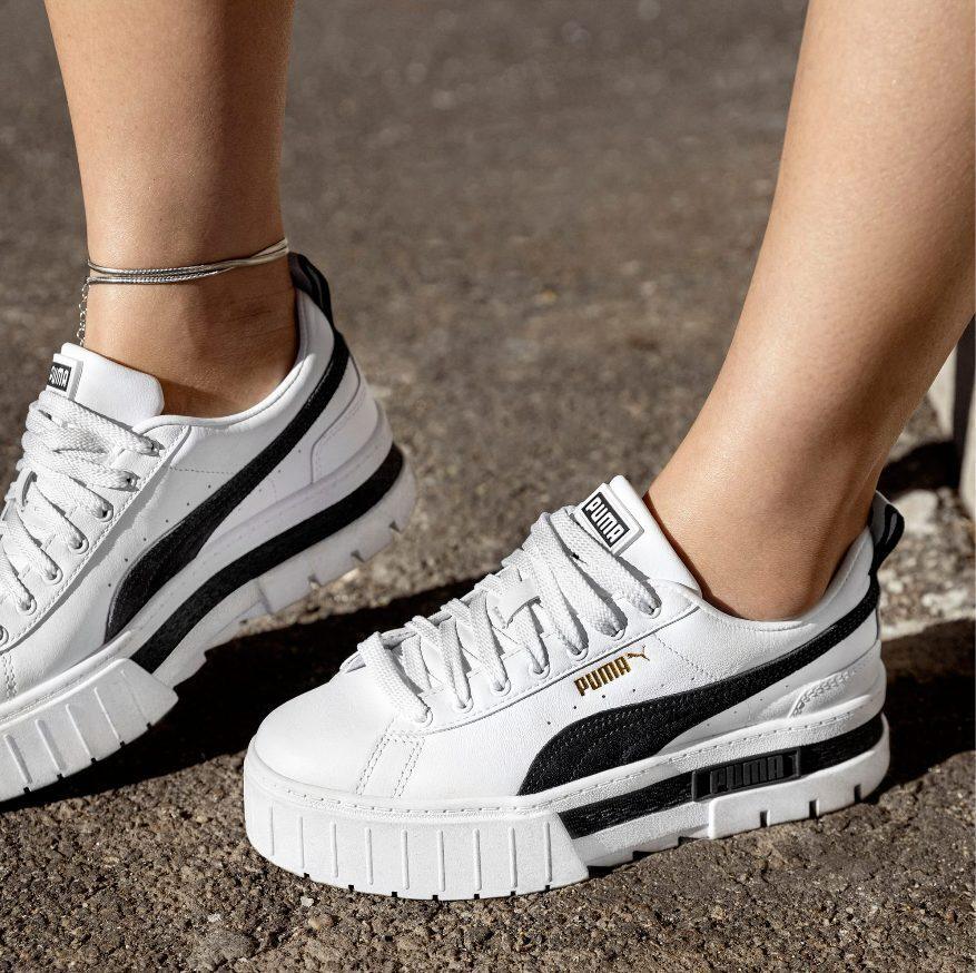 PUMA MAYZE WOMAN SNEAKERS WHITE-BLACK 391983 01 - Image 2