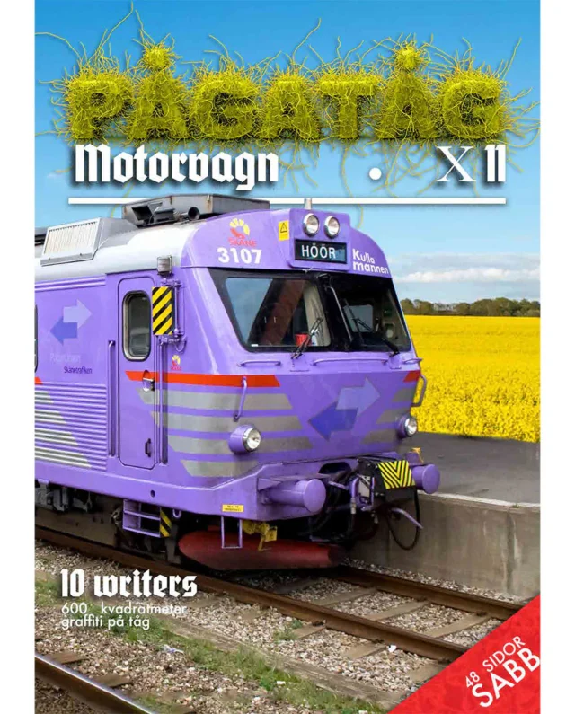 Pågatåg Motorvagn X11 Zine A4 48 pages