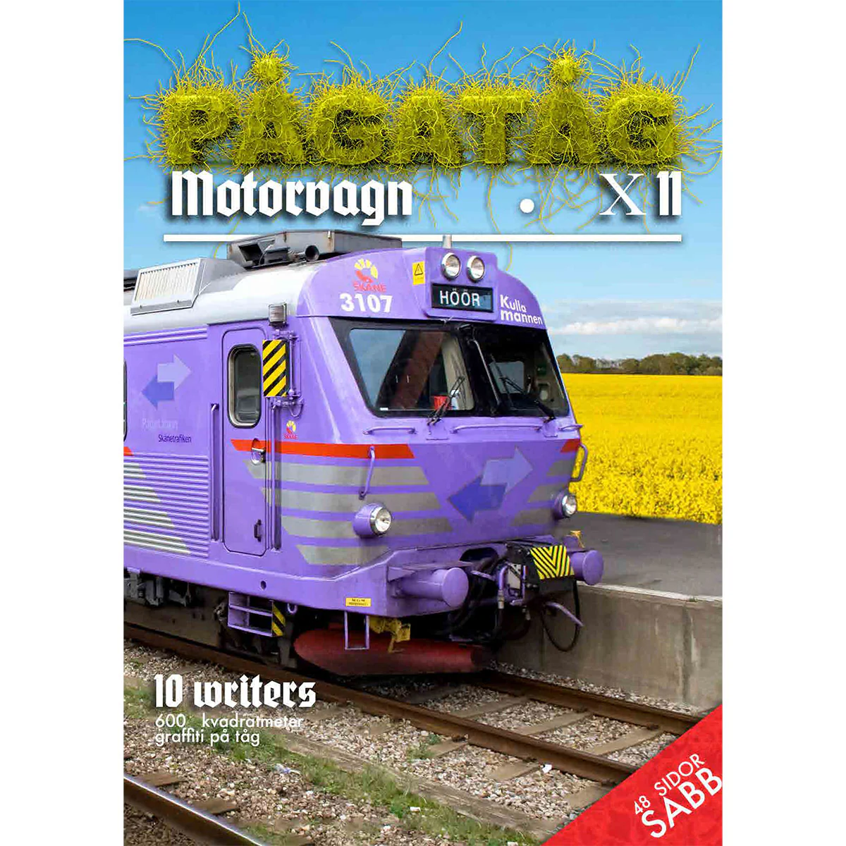 Pågatåg Motorvagn X11 Zine A4 48 pages