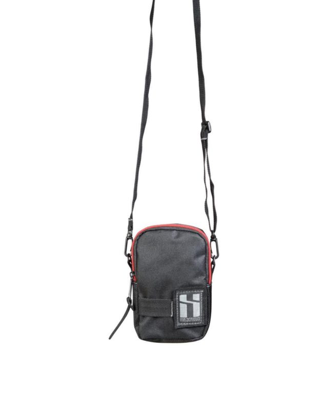 MR. SERIOUS DOCUMENT POUCH BAG BLACK 10x16x4cm