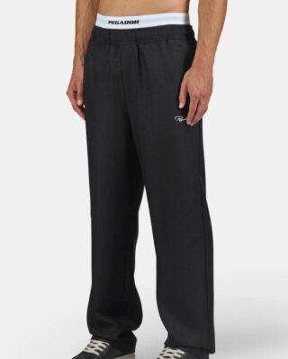 PEGADOR Tapert Textured Smart Pants Black PGDR-6362-001 - PEGADOR