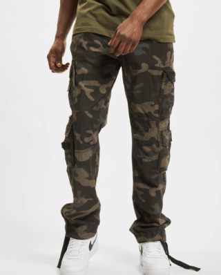 BRANDIT PURE SLIM FIT TROUSERS DARKCAMO 1016.4 - Brandit
