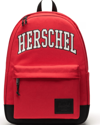 HERSCHEL CLASSIC XL BACKPACK VARSITY RED 11546-07115-OS 17.75"(H) x 12.75"(W) x 6.50"(D), 30.0L