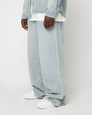 KARL KANI OG K WASHED WESTERN RELAXED BAGGY KM253-010-1 - KARL KANI
