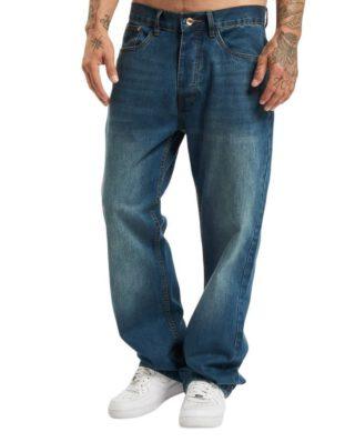 ROCAWEAR WED LOOSE FIT JEANS LIGHT MID BLUE WASH - Rocawear