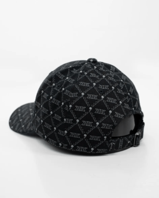 RWYJWRJRW KARL KANI KK MONOGRAM BASEBALL CAP BLACK KA251-004-1 - KARL KANI