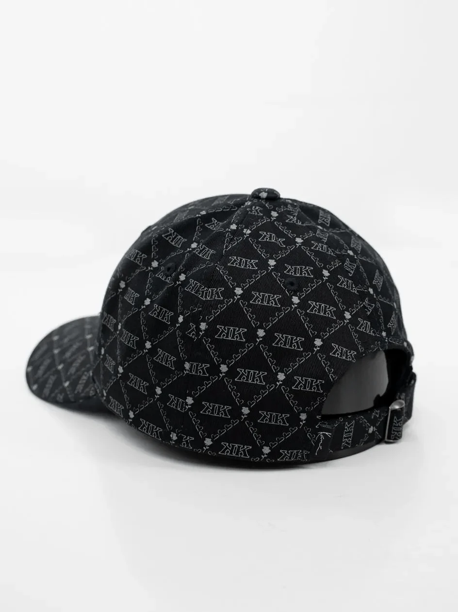 KARL KANI KK MONOGRAM BASEBALL CAP BLACK KA251-004-1 - Image 2