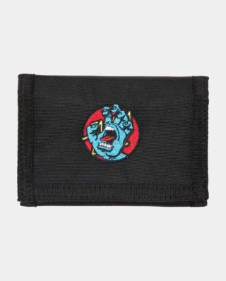 SANTA CRUZ HAND DOT WALLET BLACK SCA-MNY-153 12 x 9 cm