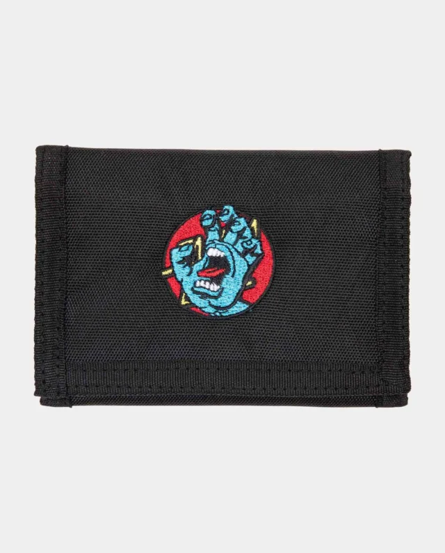 SANTA CRUZ HAND DOT WALLET BLACK SCA-MNY-153 12 x 9 cm