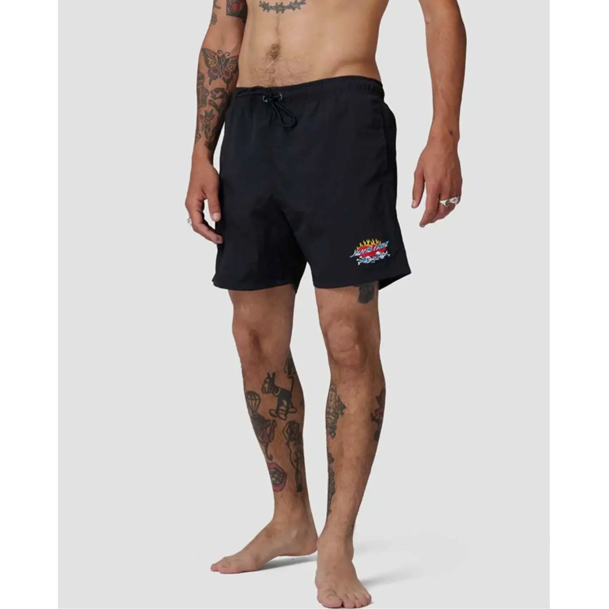 Santa Cruz Salba Voodoo Pit Swim Shorts Black SCA-SHR-5616 - Image 2