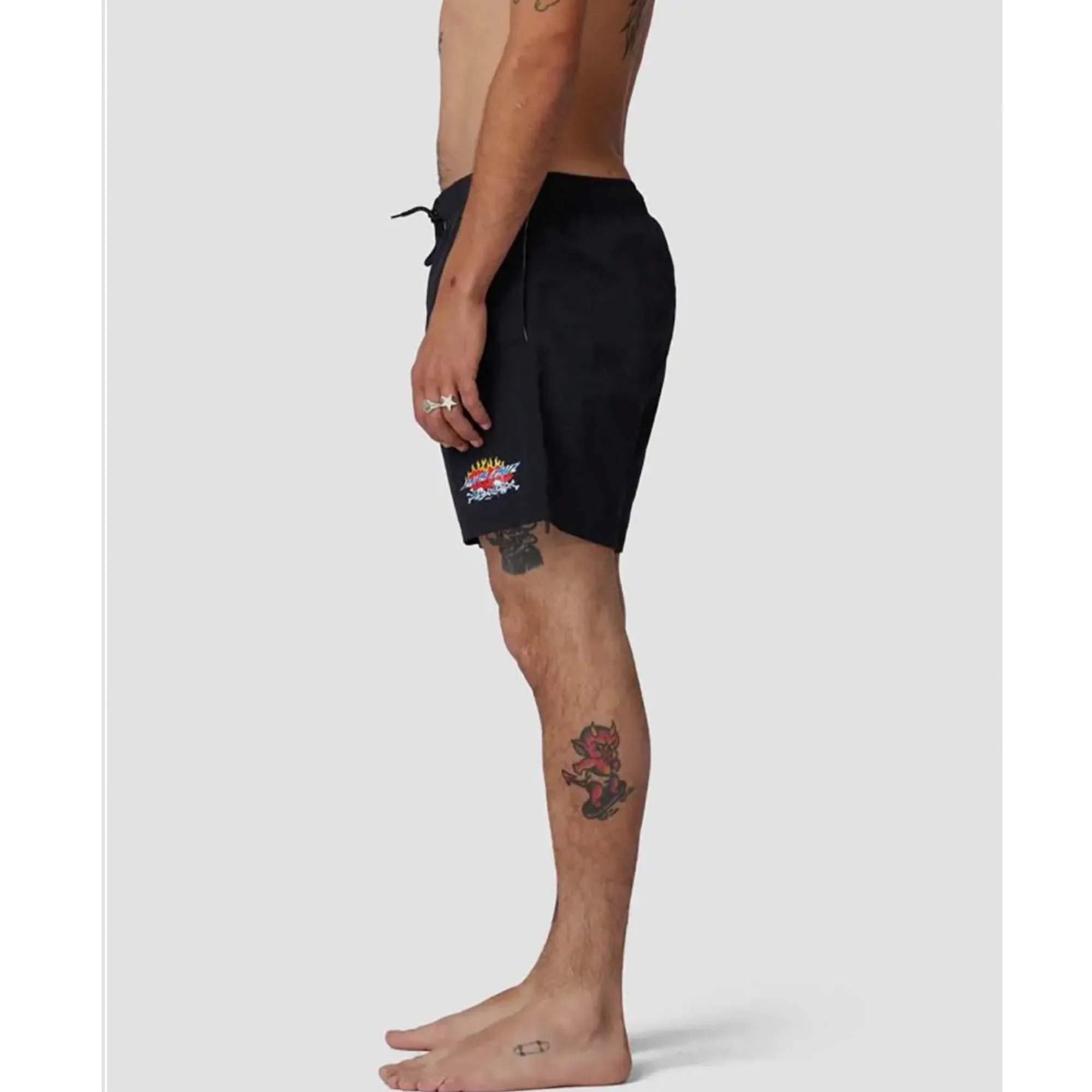 Santa Cruz Salba Voodoo Pit Swim Shorts Black SCA-SHR-5616 - Image 3