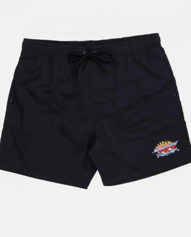 Santa Cruz Salba Voodoo Pit Swim Shorts Black SCA-SHR-5616