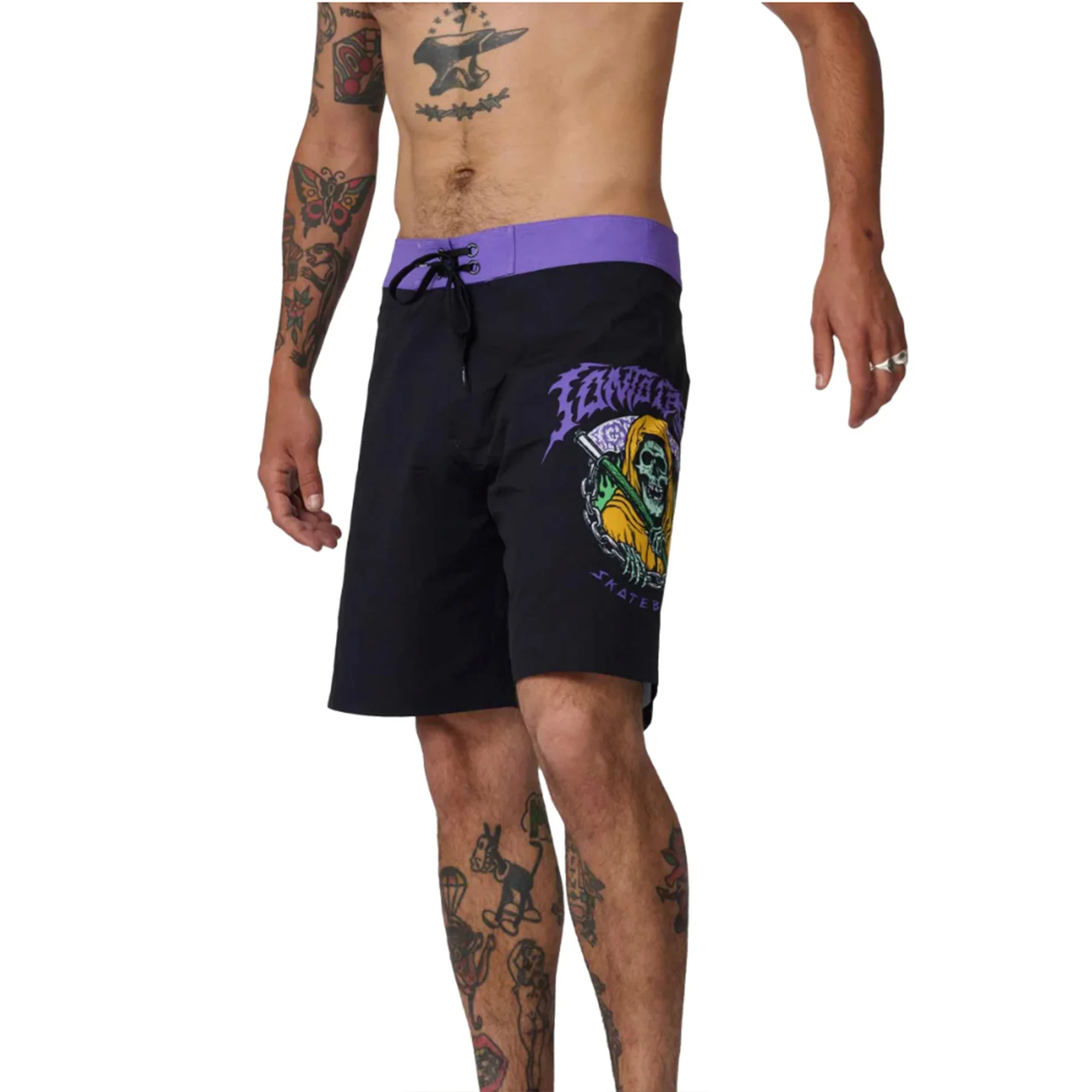 Santa Cruz Out Of Time Boardshorts Black SCA-SHR-5634 - Image 2
