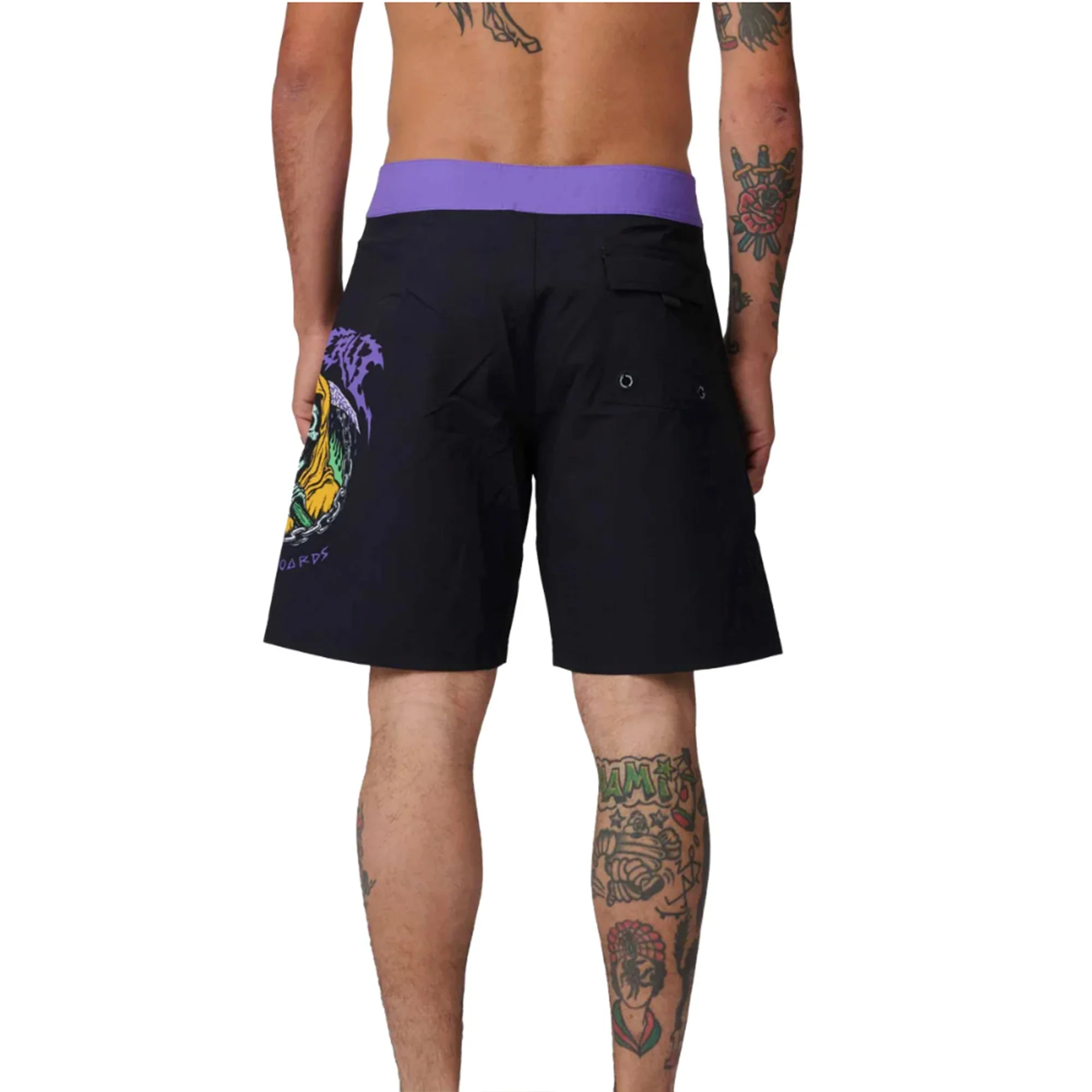 Santa Cruz Out Of Time Boardshorts Black SCA-SHR-5634 - Image 4
