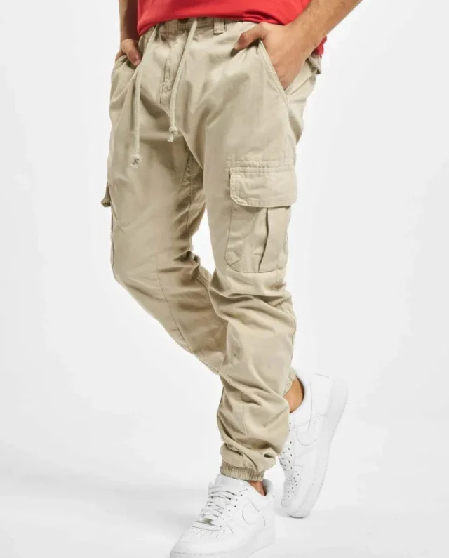 URBAN CLASSICS CARGO JOGGING PANTS TB1268 SAND - UrbanClassics
