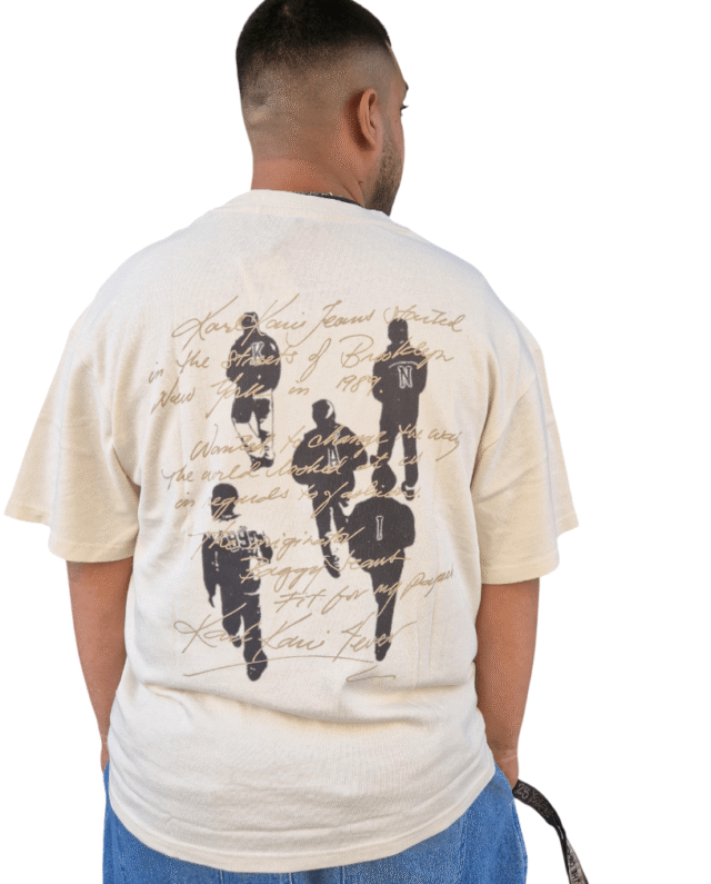 KARL KANI SIGNATURE WASHED OVERSIZED T-SHIRT WHITE KM261-016-2 - KARL KANI