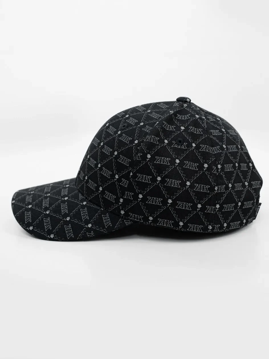 KARL KANI KK MONOGRAM BASEBALL CAP BLACK KA251-004-1 - Image 3