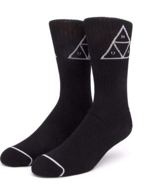 HUF TRIPLE TRIANGLE SOCK SK00576 BLACK ONE SIZE