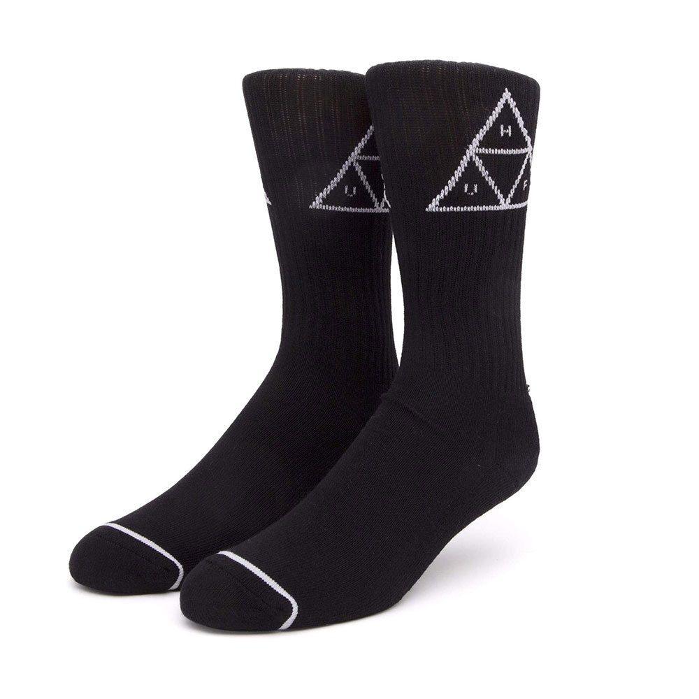 HUF TRIPLE TRIANGLE SOCK SK00576 BLACK ONE SIZE