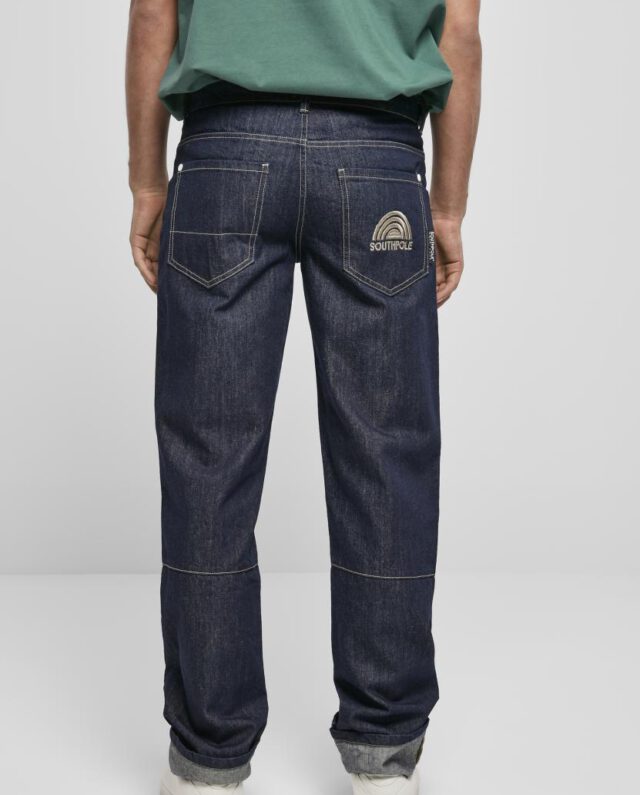 SOUTHPOLE TURN UP DENIM SP131 RAW INDIGO - SOUTHPOLE