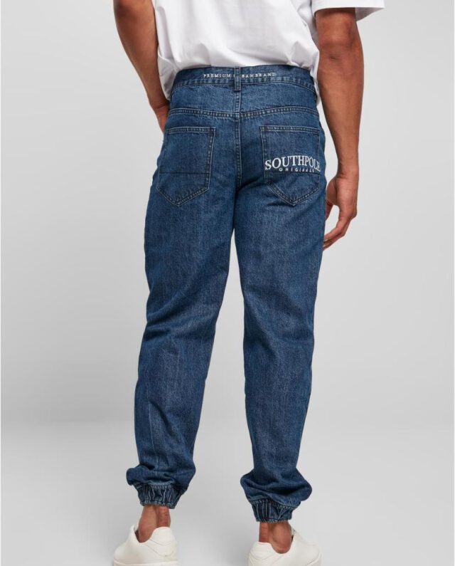 SOUTHPOLE DENIM JOGGING PANTS SP217 DARKBLUE WASHED - SOUTHPOLE