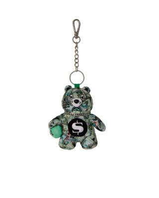 SPRAYGROUND MONEY BANKS BEAR KEYCHAIN K9596 7.5 cm x 9 cm x 3.8 cm