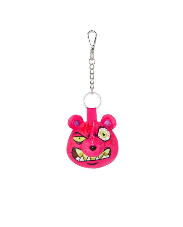 SPRAYGROUND MONSTER BEAR HEAD KEYCHAIN Z719 7.5 cm x 9 cm x 3.8 cm