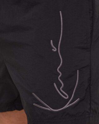 KARL KANI SIGNATURE BOARDSHORTS BLACK KM-SW011-001-01 - KARL KANI