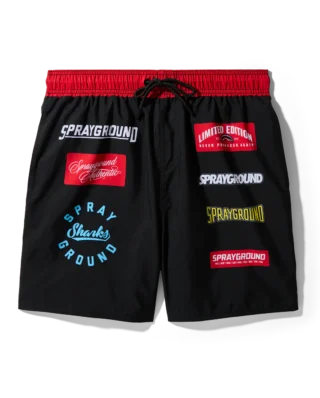 SPRAYGROUND SG LOGO PATCHES SWIM SHORT SWM2043