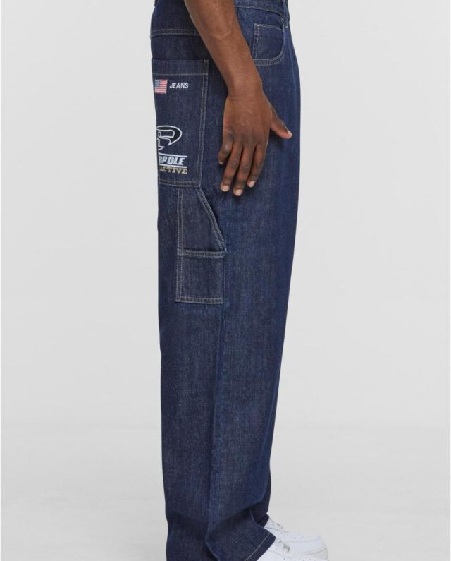 Southpole SP060-01896 Baggy Denim Pants Raw Indigo - SOUTHPOLE