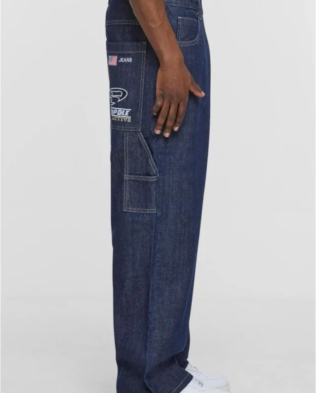 Southpole-Denim-Pants-raw-indigo-SP060-3 Southpole SP060-01896 Baggy Denim Pants Raw Indigo - SOUTHPOLE