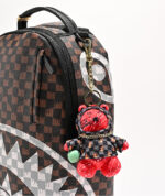 SPRAYGROUND DIABLO SCRIBBLE BEAR KEYCHAIN K9601 7.5 cm x 9 cm x 3.8 cm - Image 2