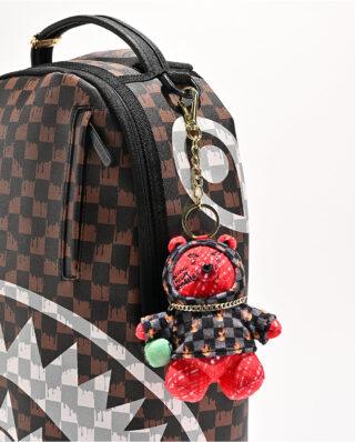 SPRAYGROUND DIABLO SCRIBBLE BEAR KEYCHAIN K9601 7.5 cm x 9 cm x 3.8 cm - SPRAYGROUND