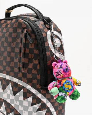 SPRAYGROUND WILD WTF BEAR KEYCHAIN K9592 7.5 cm x 9 cm x 3.8 cm - SPRAYGROUND