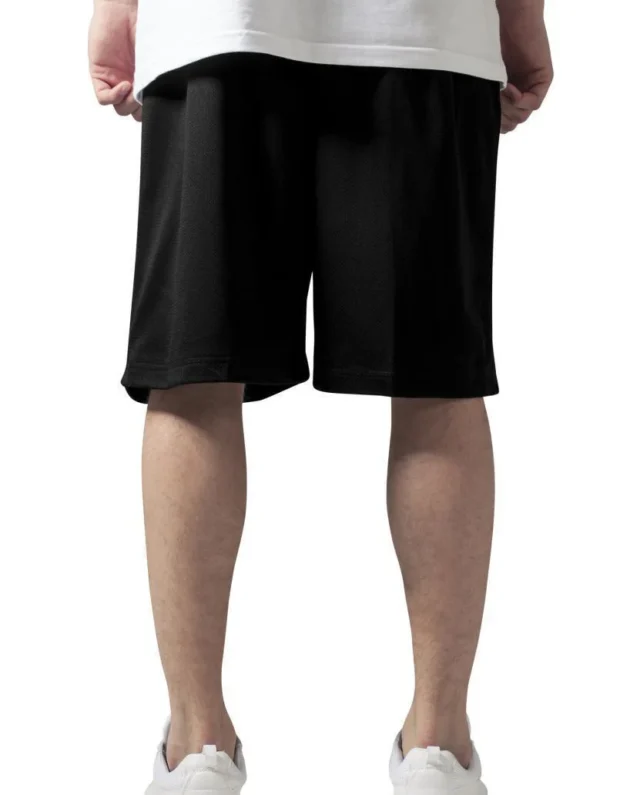 URBAN CLASSICS TB046 BBALL MESH SHORTS BLACK - UrbanClassics