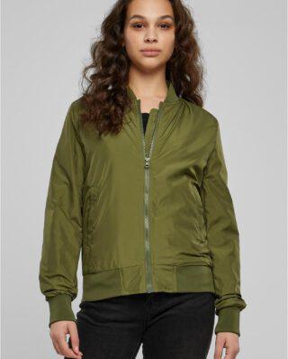 Urban Classics Ladies Light Bomber Jacket Olive TB1217 - UrbanClassics