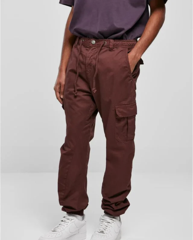 URBAN CLASSICS CARGO JOGGING PANTS TB1268 CHERRY - UrbanClassics