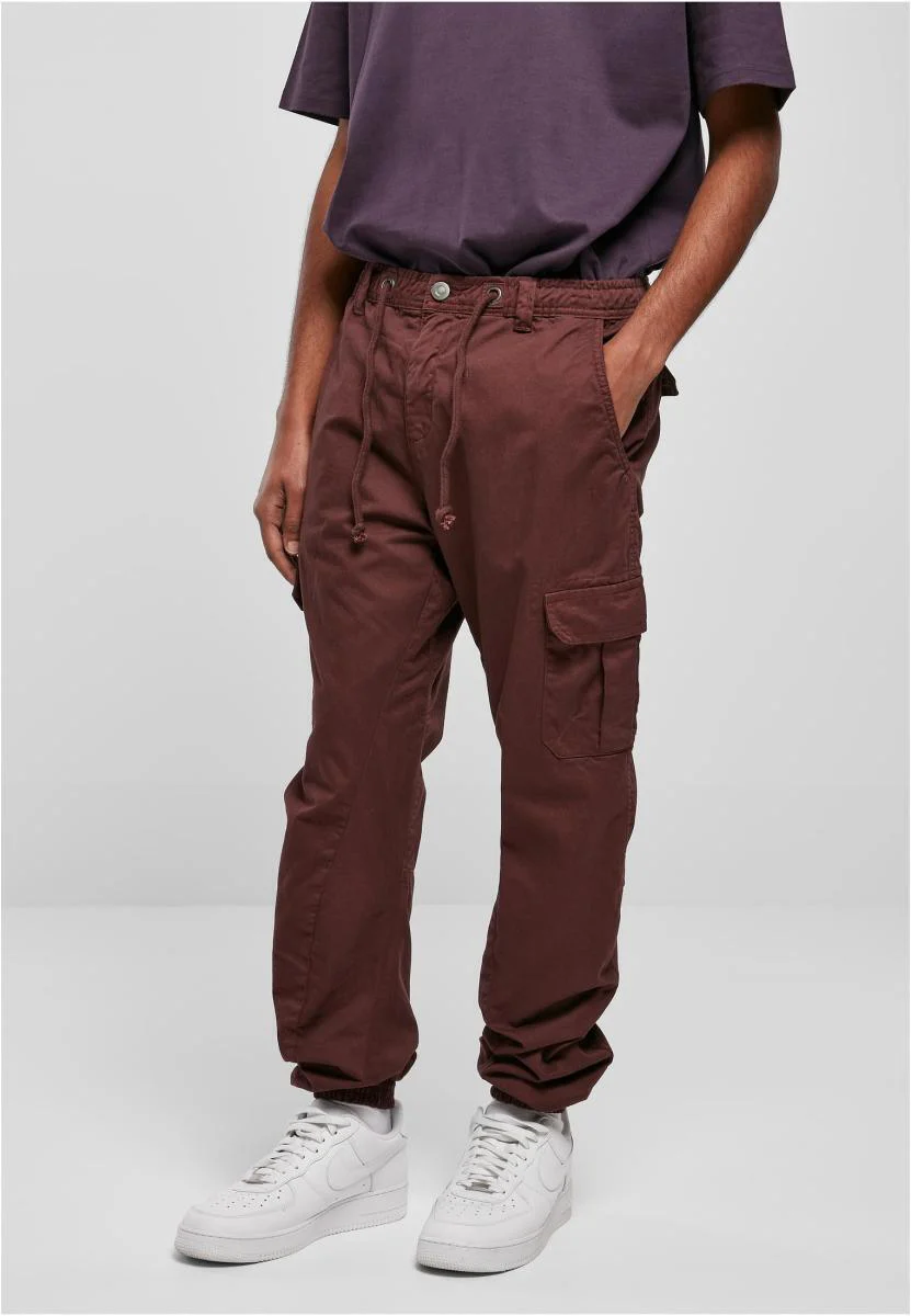 URBAN CLASSICS CARGO JOGGING PANTS TB1268 CHERRY - UrbanClassics