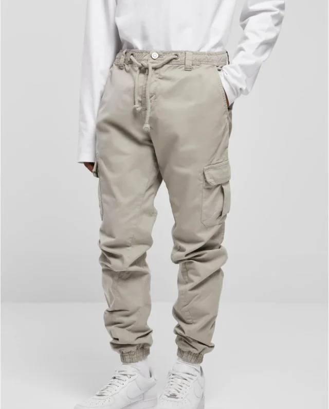 URBAN CLASSICS CARGO JOGGING PANTS TB1268 WOLF GREY - UrbanClassics