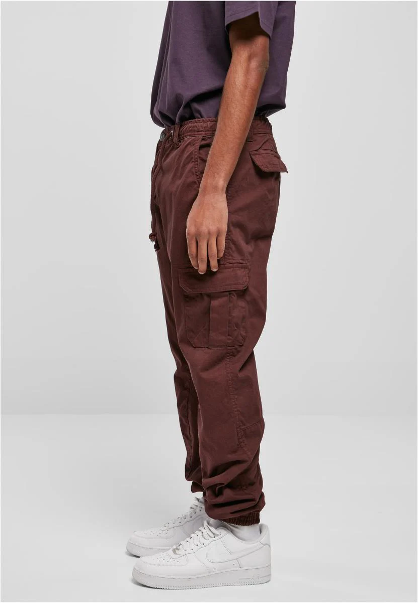 URBAN CLASSICS CARGO JOGGING PANTS TB1268 CHERRY - Image 2